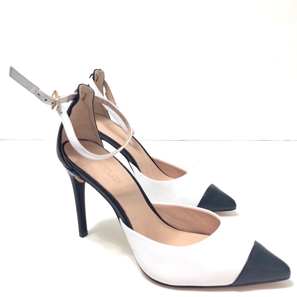 Rachel Zoe Shoes - NWT Rachel Zoe Leather Heels Pumps White Black